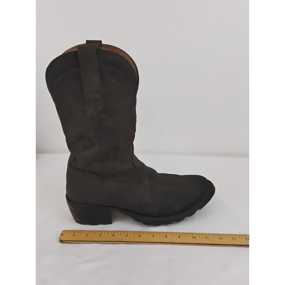 Tecovas Ranch Wear Cowboy Boots Men\'s 13 EE Dark Brown \